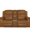 Ziggy - Power Reclining Loveseat With Console, Power Headrest, Lumbar, Heat & Massage