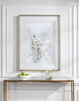 Pathos - Framed Abstract Print - Gold