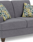 Moxy - Fabric Loveseat, T-Shaped Seat Cushion