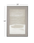 Zole II Framed Canvas - Gray