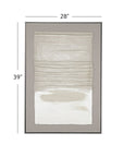 Zole II Framed Canvas - Gray