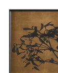 Tak Met Bloesem - Triptych Framed Print (Set of 3) - Brown / Black