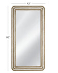 Kiko - Floor Mirror - White / Natural