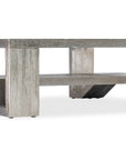 Melange - Saber Cocktail Table - Pearl Silver