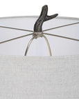 Spruce - Rustic Floor Lamp - Black