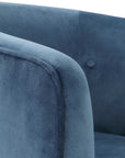 Mallorie - Swivel Chair - Blue