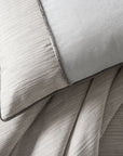 Celeste - Queen Comforter Set (Set of 4) - Taupe / Ivory