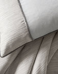Celeste - Queen Comforter Set Set of 4 - Taupe / Ivory