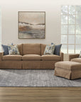 Lottie - Fabric Sofa With Skirt Trim