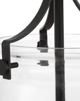 Dewdrop - 1 Light Glass Shade Pendant - Black
