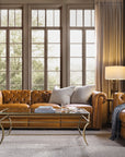 MS - Glover Power Reclining Sofa With Power Headrest - Brown