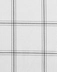 Windowpane - Queen Plaid Comforter Set Set of 3 - White