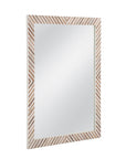Karl - Wall Mirror - Natural / Cream