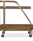 Commerce And Market - Walnut Wine and Bar Cart - Light Caramel