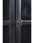 Gilborne - Arched Iron Cabinet - Black