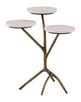 Garcia - Drink Table - Beige / Light Brown