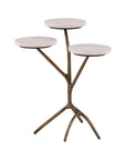 Garcia - Drink Table - Beige / Light Brown