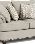 Patterson - Fabric Loveseat, Nailhead Trim