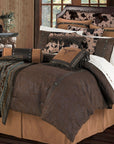 Caldwell - Full Comforter Set Set of 5 - Brown