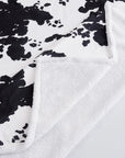 Campfire - Elsa Cowhide Campfire Sherpa Throw 6 Per Carton - Black / White
