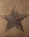 Rustic Star - Full Luxury Star Comforter Set Set of 7 - Tan