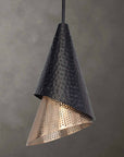 Apollo - 1 Light Mini Pendant - Black / Gold