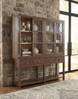Driftwood - Display Sideboard - Worn Saddle