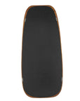 Zachari - Asymmetrical Tall Mirror - Gold / Woodtone