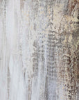 Desert Rain - Hand Painted Abstract Art - Gray