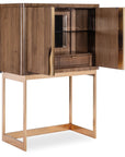 Eleana - Bar On Stand - Medium Wood