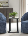 Kenora - Marble Accent Table - White