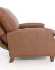 Melrose - Push Thru The Arm Recliner - Saddle