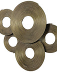 Ahmet - Rings Wall Decor - Gold