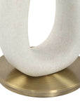 Sonia - Modern Accent Table - Brass