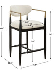 Moxie - Counter Stool - White