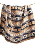 Taos - Full/Queen Wool Blend Blanket Set Set of 3 - Multi Color