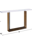 Mcelroy - Modern Console Table - Bronze
