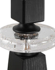Ebon Glow - Floor Candleholders (Set of 2) - Black