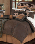 Caldwell - King Comforter Set Set of 5 - Brown