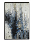Blue Quiet Canvas Art - Blue