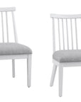 Nadine - Dining Chair Set of 2 - White