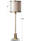Villena - Buffet Lamp - Brass