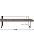 Herbert - Reclaimed Wood Bench - Light Brown