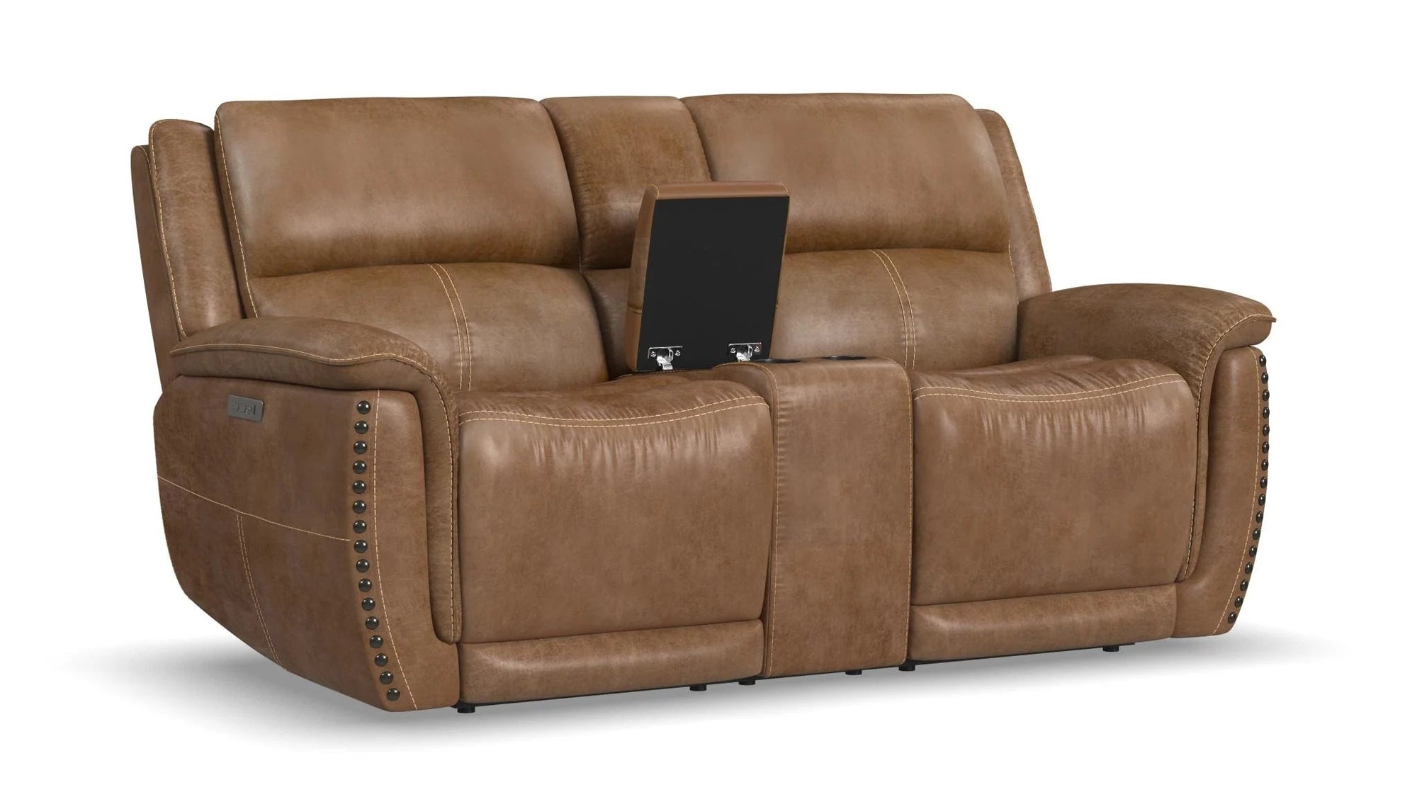 Beau Fabric Power Reclining Loveseat