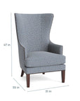 Whitney Wingback Accent Chair