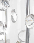 Aura - Clear Glass Table Lamp - White