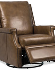 RC - Collier Power Swivel Glider Recliner - Brown