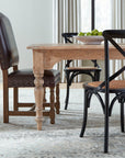 Percy - Wood Dining Table - Light Brown