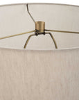 Gravitas - Elegant Brass & Stone Lamp