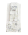 Rosaline - Linen Towel Set Set of 3 , 2 Per Carton - White